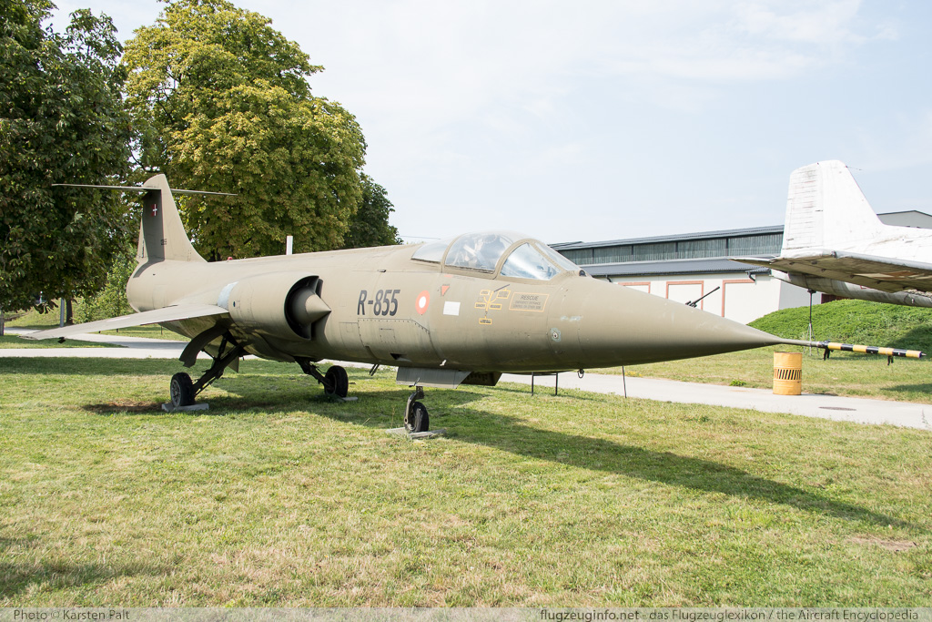Lockheed (Canadair) CF-104 Starfighter Royal Danish Air Force R-855 683A-1155 Polish Aviation Museum Krakow 2015-08-22 � Karsten Palt, ID 11600
